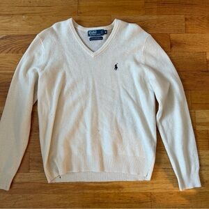 100% Wool vintage polo sweater